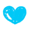 blue emoji ❤️