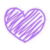 Purple | Фиолетовый emoji 💟