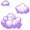 Purple | Фиолетовый emoji ☁️