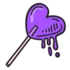 purple emoji 🍭