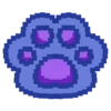 Эмодзи purple 🐾