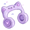 purple emoji 🎧