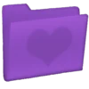 purple emoji 📁
