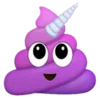 purple emoji 💩
