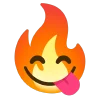 fire 1 emoji 😋