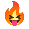 fire 1 emoji 😝