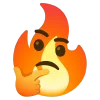 fire 1 emoji 🤔