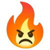 fire 1 emoji 😠