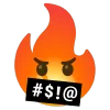 fire 1 emoji 🤬