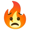 fire 1 emoji 😟