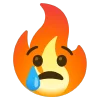 fire 1 emoji 😥