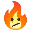 fire 1 emoji 🫤