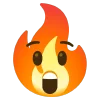 fire 1 emoji 😲