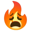 fire 1 emoji 😩