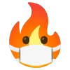 fire 1 emoji 😷