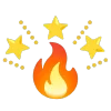 Telegram emoji «fire 1 » 🌟