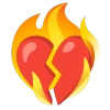 fire 1 emoji 💔