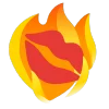 Telegram emoji «fire 1» 💋