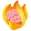fire 1 emoji 🧠