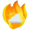 fire 1 emoji 🌥