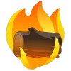 fire 1 emoji 🪵