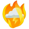 fire 2 emoji 🌩