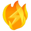 fire 2 emoji ⚡️