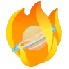 fire 2 emoji 🪐