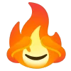 fire 2 emoji 🫣