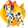 fire 2 emoji 🐶