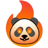 fire 2 emoji 🐼