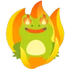 fire 2 emoji 🐸