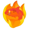 fire 2 emoji 🦈