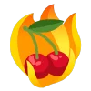 fire 2 emoji 🍒