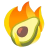 fire 2 emoji 🥑