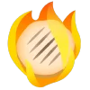 fire 2 emoji 🫓