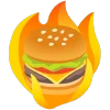 fire 2 emoji 🍔