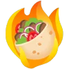 fire 2 emoji 🥙