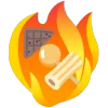fire 2 emoji 🍢