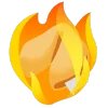 Telegram emoji «fire 2 » 🥠