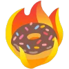 fire 2 emoji 🍩