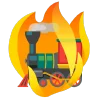 fire 2 emoji 🚂