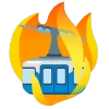 fire 2 emoji 🚠