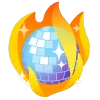 fire 3  emoji 🪩