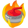 Telegram emoji «fire 3 » 🥌