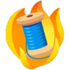 fire 3  emoji 🧵