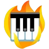 fire 3  emoji 🎹
