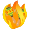 fire 3  emoji 🪇