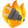 fire 3  emoji 🔌