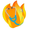 fire 3  emoji 🩺